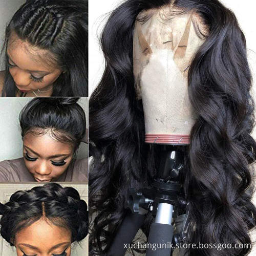 Cheap Wholesale Hair Wigs Human Lace Front Closure Body Wave Full Virgin Brazilian Cuticle Aligned Lace Closure Human Hair Wig